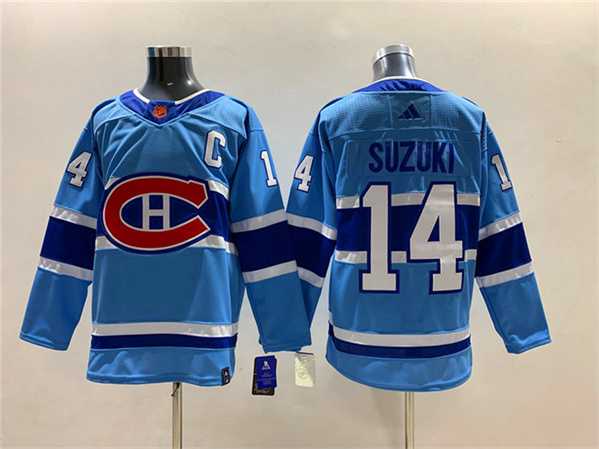 Men's Montreal Canadiens #14 Nick Suzuki 2022-23 Reverse Retro Stitched Jersey,We sell and wholesale Men's Montreal Canadiens #14 Nick Suzuki 2022-23 Reverse Retro Stitched Jersey on line form chian!